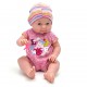 WOOPIE Ubranko dla Lalki Mega Zestaw Body LOVE Czapeczka Smoczek Pielucha 43 cm