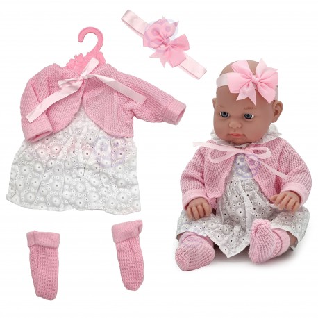 WOOPIE Ubranko dla Lalki Zestaw Baranek Suknia Sweter Skarpetki 43 cm