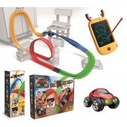 SMOBY Zestaw Tor samochodowy Flextreme Auto Tory dodatkowe + GRATIS Tablet