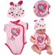 WOOPIE Ubranko dla Lalki Zestaw Body Kaczuszka Czapeczka 43 cm