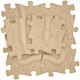WOOPIE Mata Sensoryczna Ortopedyczna Puzzle Wąż Zielony 6 el.