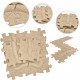 WOOPIE Mata Sensoryczna Ortopedyczna Puzzle Wąż Zielony 6 el.