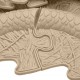 WOOPIE Mata Sensoryczna Ortopedyczna Puzzle Wąż Zielony 6 el.
