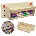 MASTERKIDZ Pojemnik Na Akcesoria Przezroczysta Ścianka 40cm - Tablica Naukowo-Edukacyjna STEM