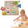 MASTERKIDZ Tablica Edukacyjna Zapamiętywanie Nauka Montessori