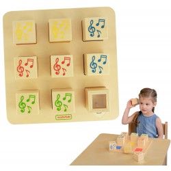 Drewniany Sorter Sensoryczny Łączenie Dźwięków Masterkidz
