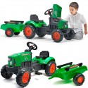 Traktor na Pedały Roll Toys  X-Track z Łyżką Ciche Koła PREMIUM 3-10 Lat