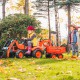 FALK Traktor z Przyczepą Maxi i Łyżką KUBOTA
