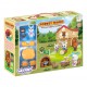 WOOPIE Domek dla Lalek Leśny Dom + Figurki 4 szt. Meble Akc.