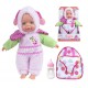 WOOPIE ROYAL Lalka Bobas dla Dzieci Biedronka 33 cm + Nosidełko Akc.