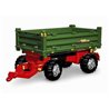 Rolly Toys rollyTrailer Przyczepa Rolly Multi dwuosiowa zielona