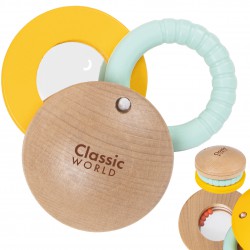 CLASSIC WORLD Drewniana Grzechotka Klasyczna