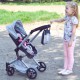 WOOPIE ROYAL Wózek dla Lalek 3w1 Spacerówka Gondola Torba