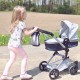 WOOPIE ROYAL Wózek dla Lalek 3w1 Spacerówka Gondola Torba