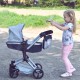 WOOPIE ROYAL Wózek dla Lalek 3w1 Spacerówka Gondola Torba
