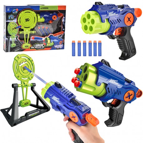 WOOPIE Pistolet na Strzałki Wyrzytnia Automatyczna 7 el.