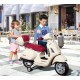 PEG PEREGO Motor VESPA 12V otwierany kufer gumowe opony 	