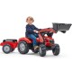 FALK Traktor Mc Cormick Czerwony na Pedały z Przyczepką od 3 Lat