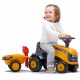 FALK Traktorek JCB Pomarańćzowy z Przyczepką od 1 roku