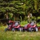 FALK Traktorek Czerwony Valtra S4 na Pedały z Przyczepką od 3 Lat