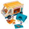 TOOKY TOY Drewniany Kamper Postacie Kemping