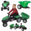 Rolly Toys Traktor na Pedały czerwony z Łyżką i Przyczepą STEYR  rollyKid