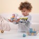 Kolorowa Kolejka z wagonikami do ciągania Viga Toys
